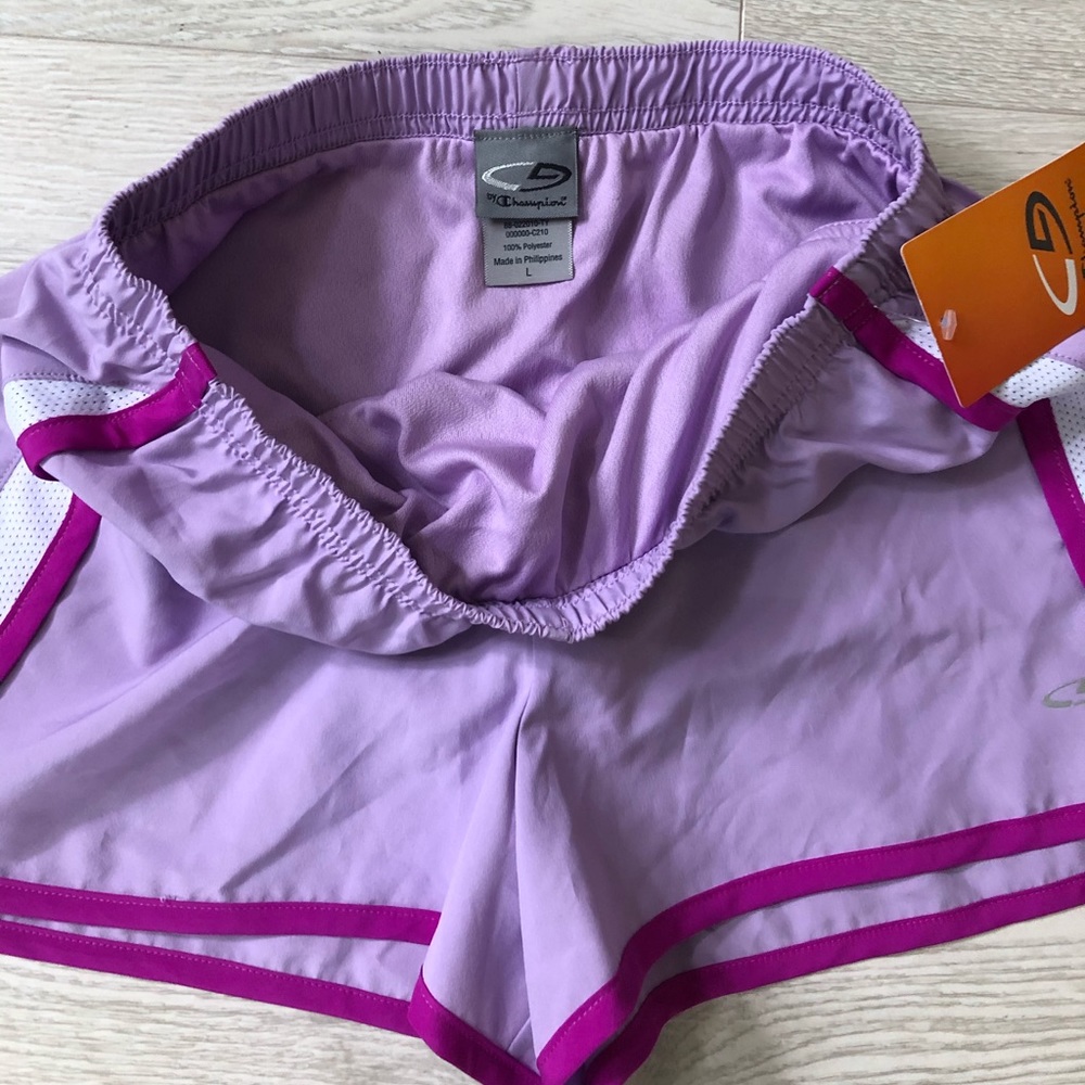 NWT Champion Girls Running Athletic Gym Duo Shorts - Picture 9 of 16
